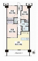 間取図画像 3LDK