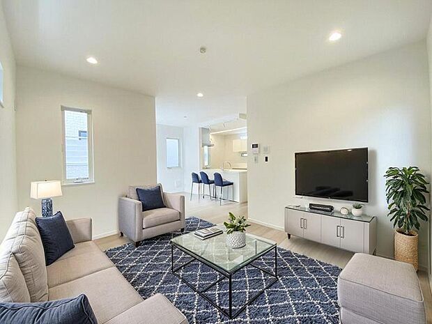 本画像はＣＧで作成しており、実際に現地に家具は置かれておりません。また、価格に家具は含まれておりません。