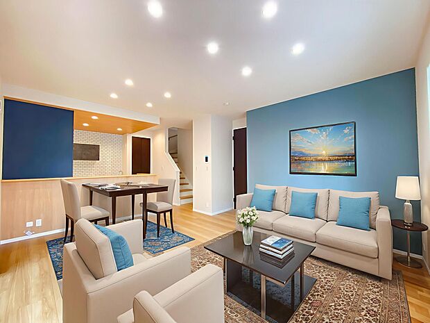 本画像はＣＧで作成しており、実際に現地に家具は置かれておりません。また、価格に家具は含まれておりません。