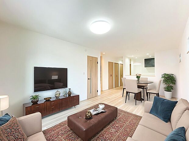 本画像はＣＧで作成しており、実際に現地に家具は置かれておりません。また、価格に家具は含まれておりません。