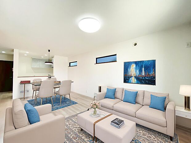 本画像はＣＧで作成しており、実際に現地に家具は置かれておりません。また、価格に家具は含まれておりません。