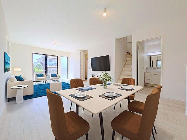 本画像はCGで作成しており、実際に現地に家具は置かれておりません。また、価格に家具は含まれておりません。