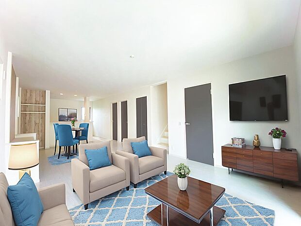 本画像はＣＧで作成しており、実際に現地に家具は置かれておりません。また、価格に家具は含まれておりません。