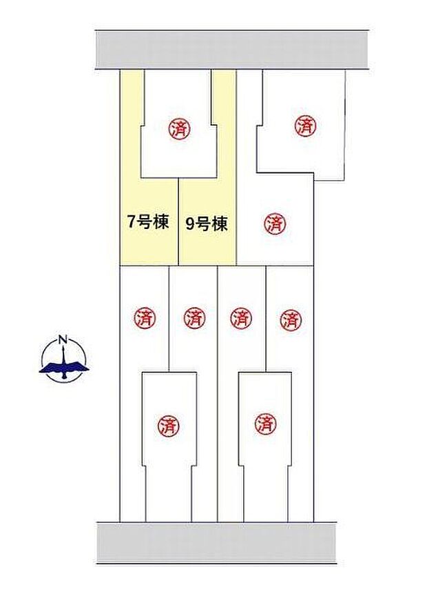該当区画：7号棟