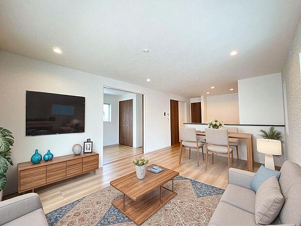 本画像はＣＧで作成しており、実際に現地に家具は置かれておりません。また、価格に家具は含まれておりません。