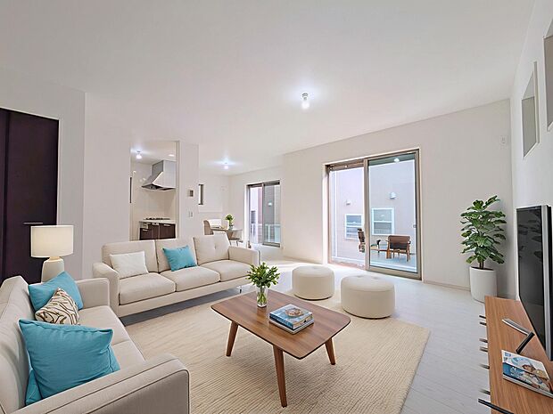 本画像はCGで作成しており、実際に現地に家具は置かれておりません。また、価格に家具は含まれておりません。