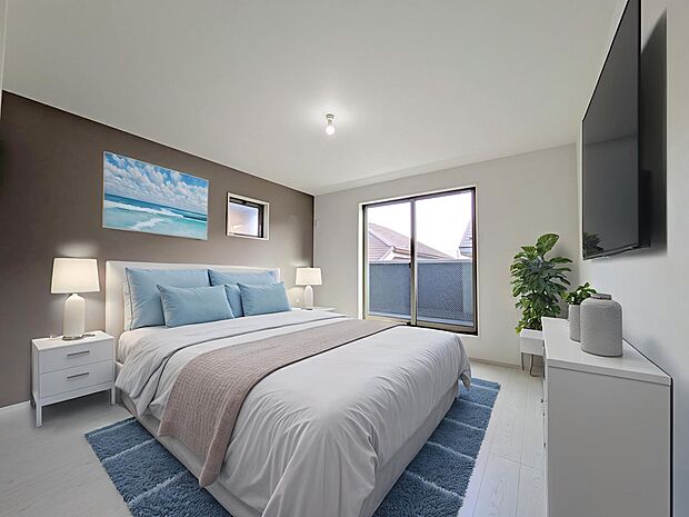 本画像はCGで作成しており、実際に現地に家具は置かれておりません。また、価格に家具は含まれておりません。