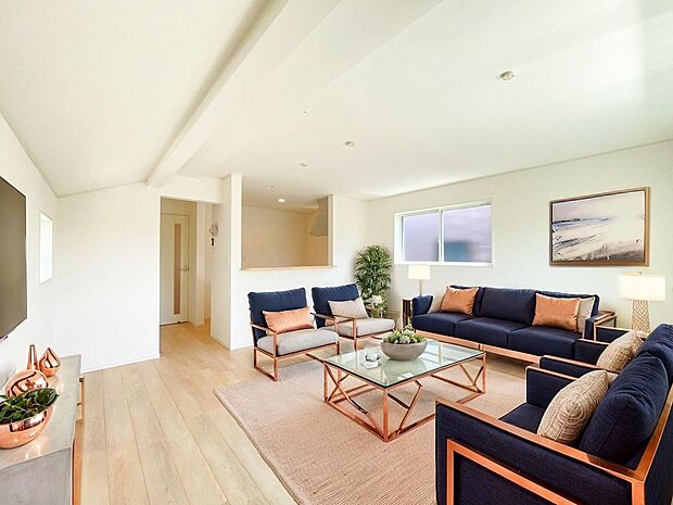 本画像はＣＧで作成しており、実際に現地に家具は置かれておりません。また、価格に家具は含まれておりません。