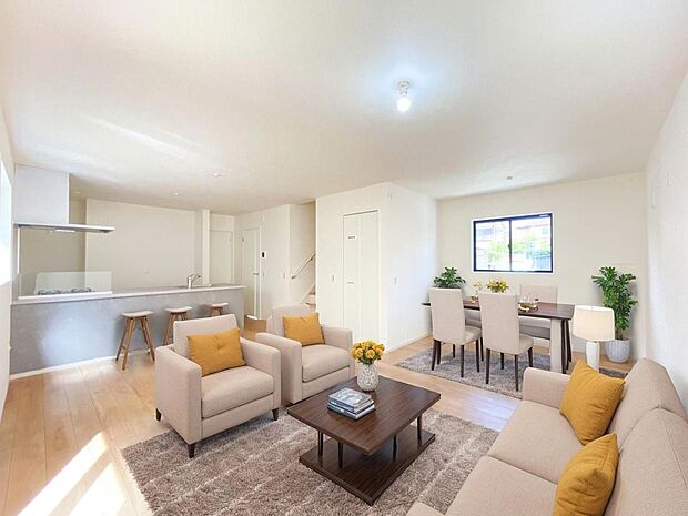 本画像はCGで作成しており、実際に現地に家具は置かれておりません。また、価格に家具は含まれておりません。