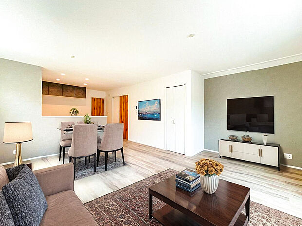 本画像はＣＧで作成しており、実際に現地に家具は置かれておりません。また、価格に家具は含まれておりません。