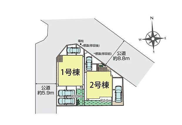 該当区画：2号棟
