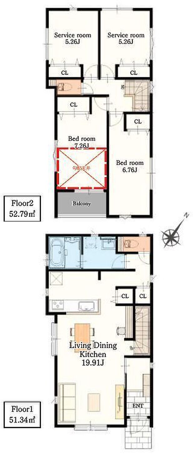建物参考プラン価格:2,400万円(税別) 間取:3LDK S(納戸) 建物面積:104.13m2