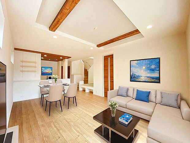 本画像はCGで作成しており、実際に現地に家具は置かれておりません。また、価格に家具は含まれておりません。