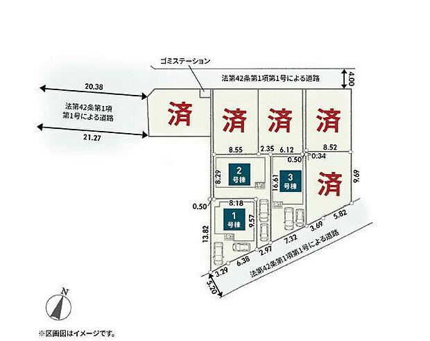 該当区画:3号棟