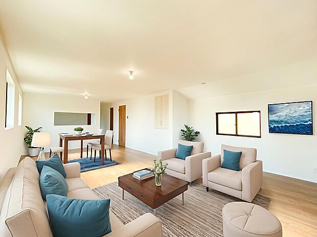 本画像はCGで作成しており、実際に現地に家具は置かれておりません。また、価格に家具は含まれておりません。