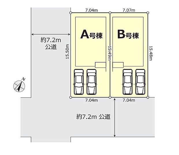 該当区画:B号棟