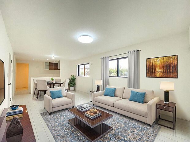 本画像はCGで作成しており、実際に現地に家具は置かれておりません。また、価格に家具は含まれておりません。