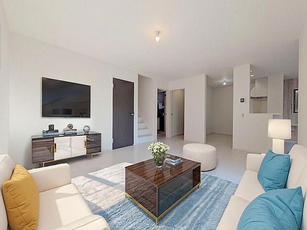 本画像はCGで作成しており、実際に現地に家具は置かれておりません。また、価格に家具は含まれておりません。