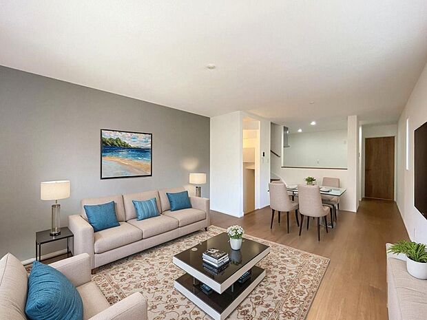 本画像はＣＧで作成しており、実際に現地に家具は置かれておりません。また、価格に家具は含まれておりません。