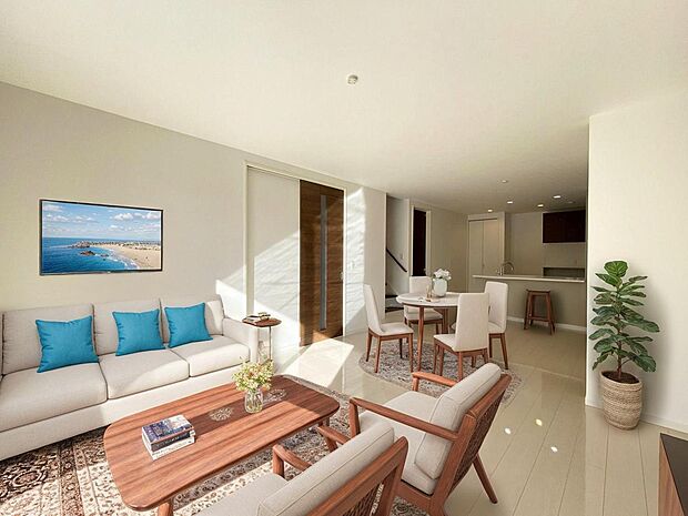 本画像はＣＧで作成しており、実際に現地に家具は置かれておりません。また、価格に家具は含まれておりません。