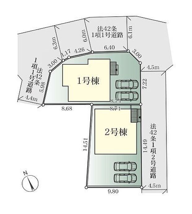 該当区画:2号棟