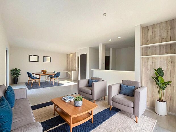 本画像はＣＧで作成しており、実際に現地に家具は置かれておりません。また、価格に家具は含まれておりません。