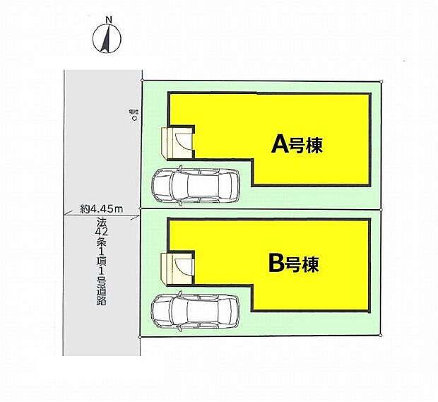 該当区画図：Ｂ号棟