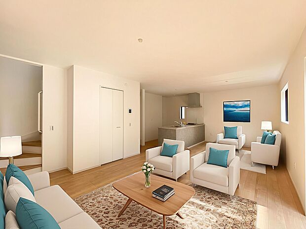 本画像はCGで作成しており、実際に現地に家具は置かれておりません。また、価格に家具は含まれておりません。