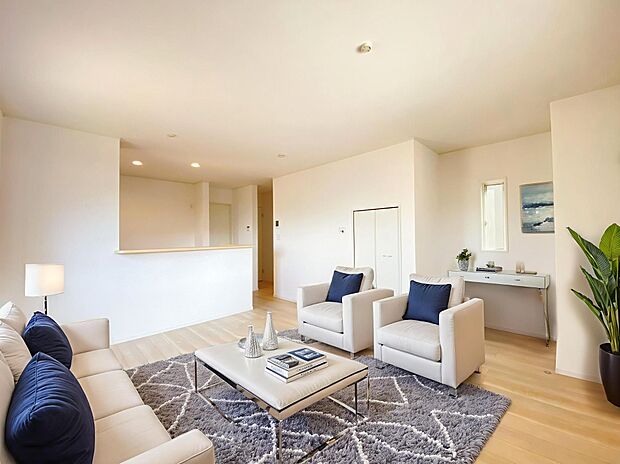 本画像はＣＧで作成しており、実際に現地に家具は置かれておりません。また、価格に家具は含まれておりません。