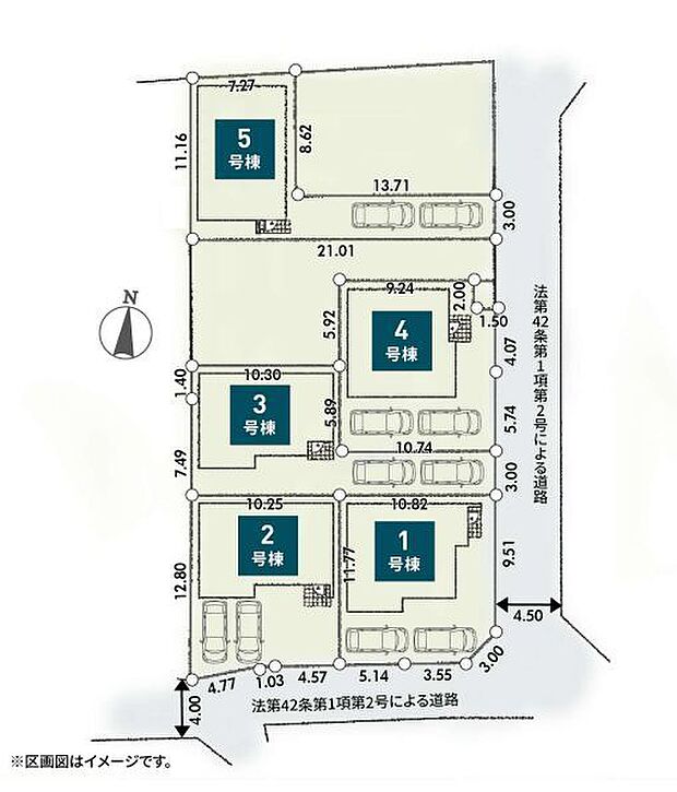 該当区画：4号棟