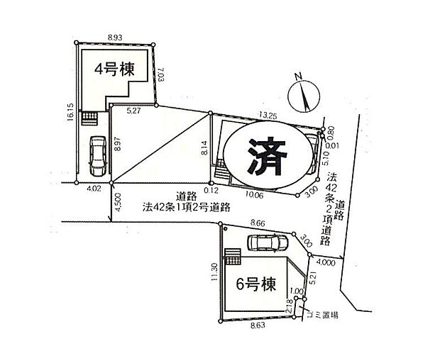 該当区画：6号棟