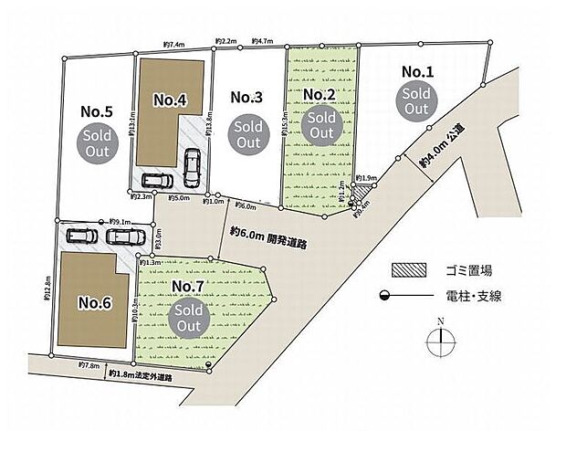 該当区画：6号棟