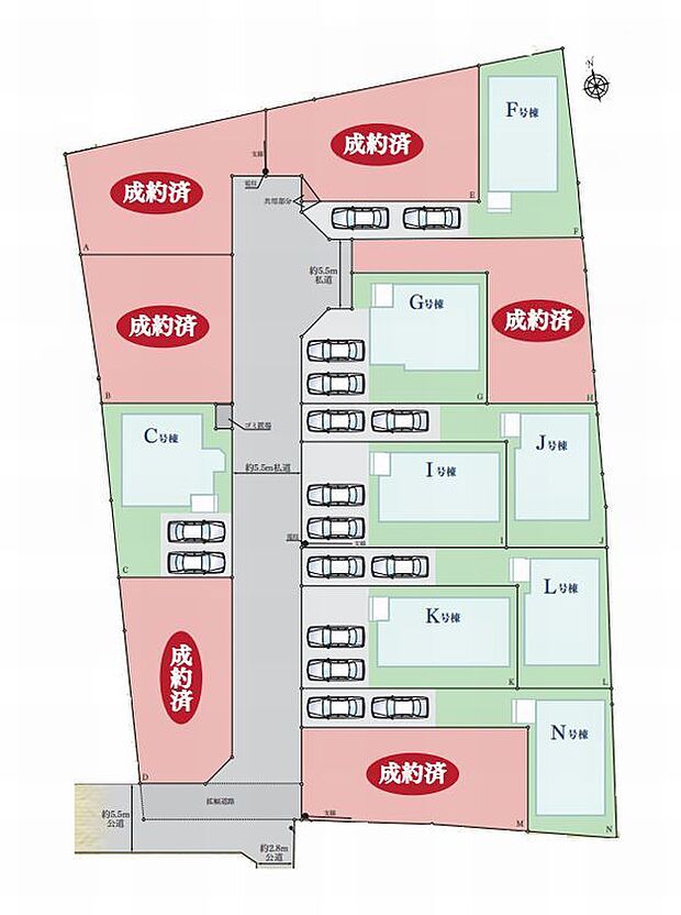 該当区画:G号棟