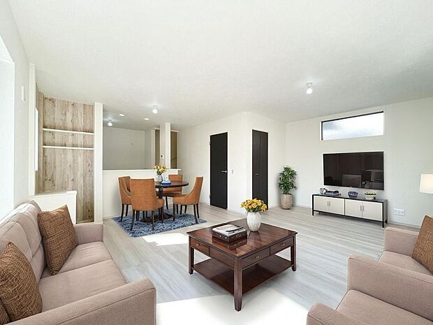 本画像はＣＧで作成しており、実際に現地に家具は置かれておりません。また、価格に家具は含まれておりません。