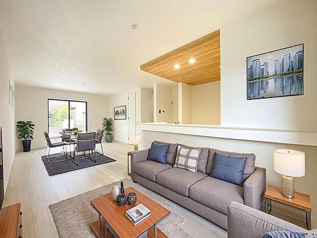 本画像はCGで作成しており、実際に現地に家具や照明は置かれておりません。また、価格に家具や照明の費用は含まれておりません。