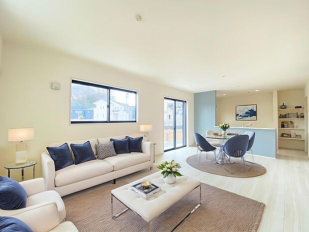 本画像はCGで作成しており、実際に現地に家具や照明は置かれておりません。また、価格に家具や照明の費用は含まれておりません。