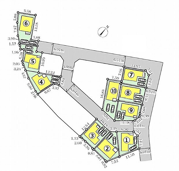 該当区画図：9号棟