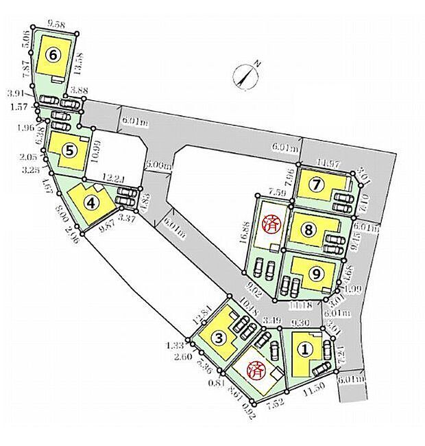 該当区画図:9号棟