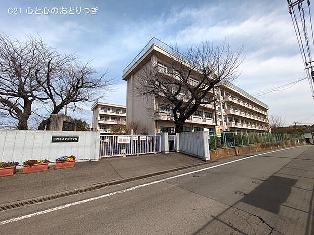 座間市立栗原中学校　1143ｍ