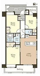 間取図画像 3LDK