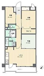 ライオンズマンション座間 3LDKの間取図画像