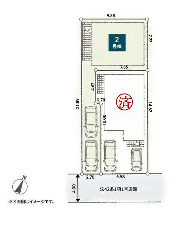 該当区画:2号棟