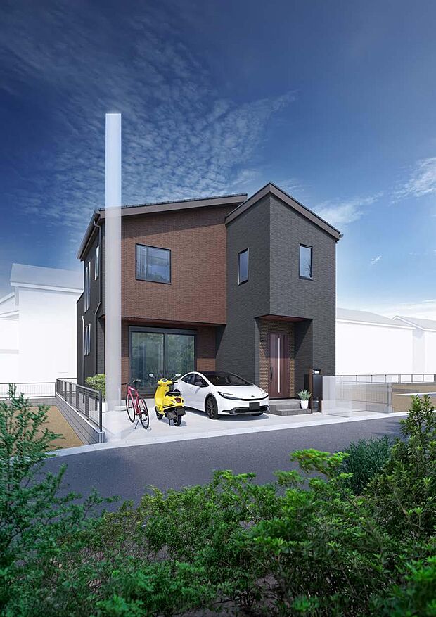 完成を予想したイメージパースにつき、実際の外観 色彩等と異なる場合があります。