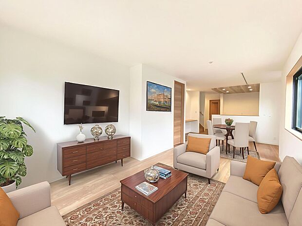 本画像はCGで作成しており、実際に現地に家具は置かれておりません。また、価格に家具は含まれておりません。