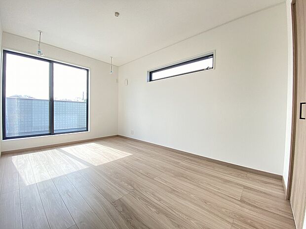 ゆっくりとした時間が流れる、癒しの寝室です。