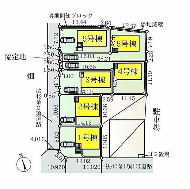 該当区画図:6号棟