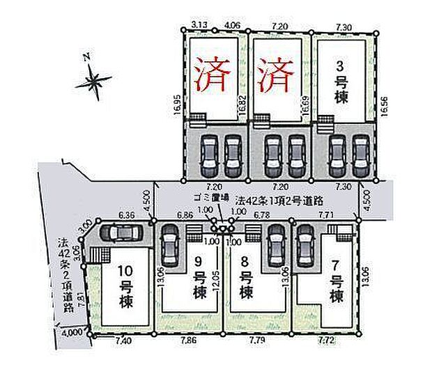 該当区画：10号棟