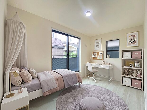 本画像はCGで作成しており、実際に現地に家具や照明は置かれておりません。また、価格に家具や照明の費用は含まれておりません。