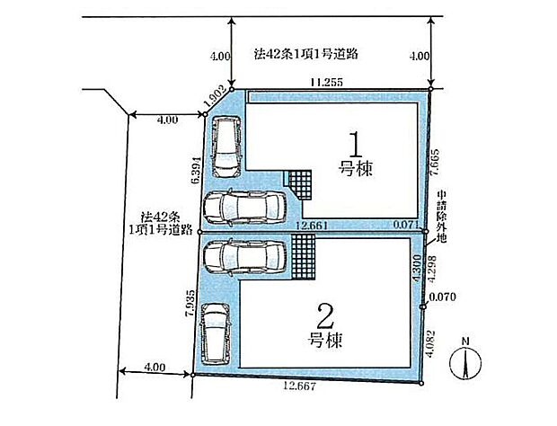 該当区画：2号棟