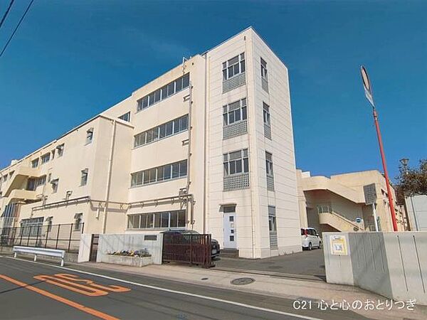横浜市立原中学校　610ｍ